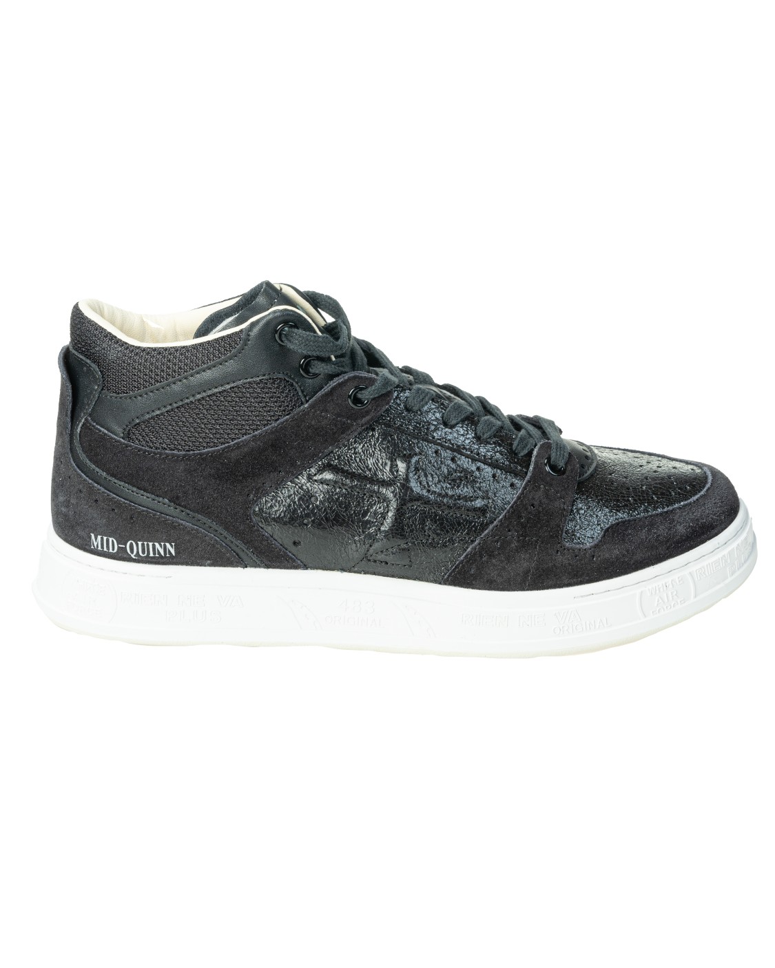 shop PREMIATA Saldi Scarpe: Premiata sneakers Mid-Quinn variante 6022.
Altezza suola 3 cm.
Composizione: 100% pelle di vitello.
Composizione suola: 100% gomma.
Fabbricato in Vietnam.. MIDQUINN-6022 number 5740781